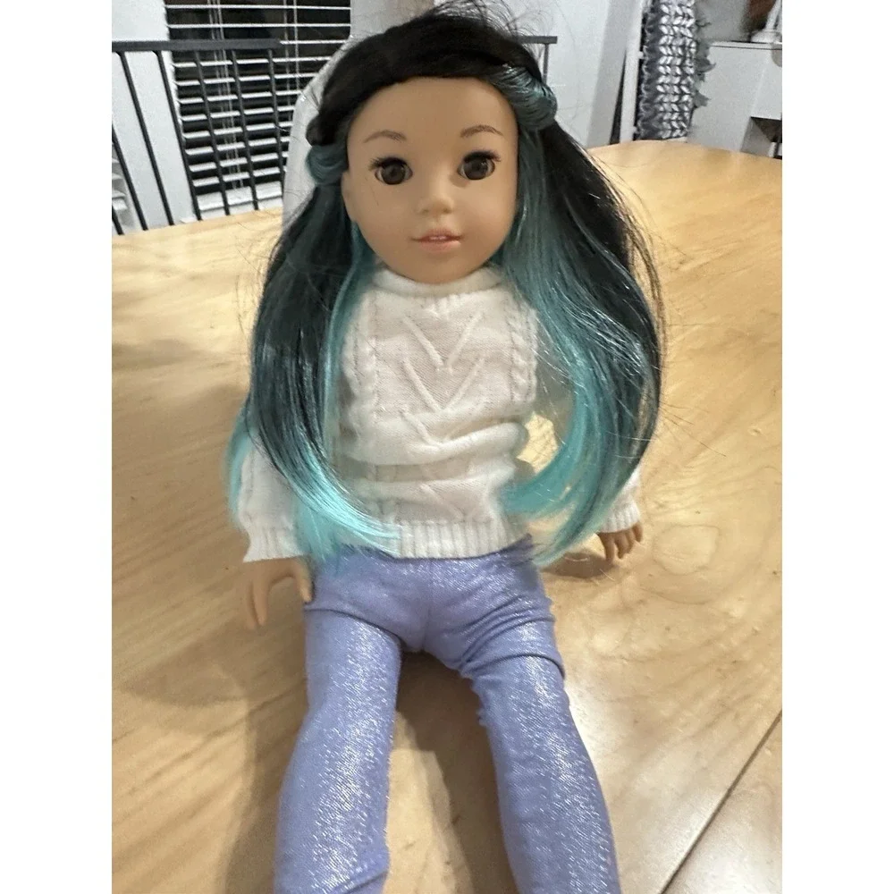 American Girl Doll Corrine Tan GOTY 2018 Black Blue Hair
